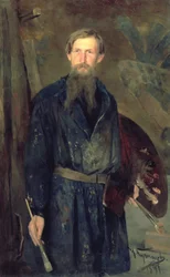 Portrait of Victor Mikhailovich Vasnetsov (1848-1926), 1891